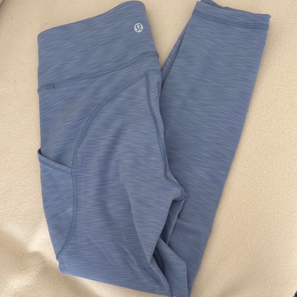 lululemon athletica Pants - Lululemon Athletica Slate blue Leggings